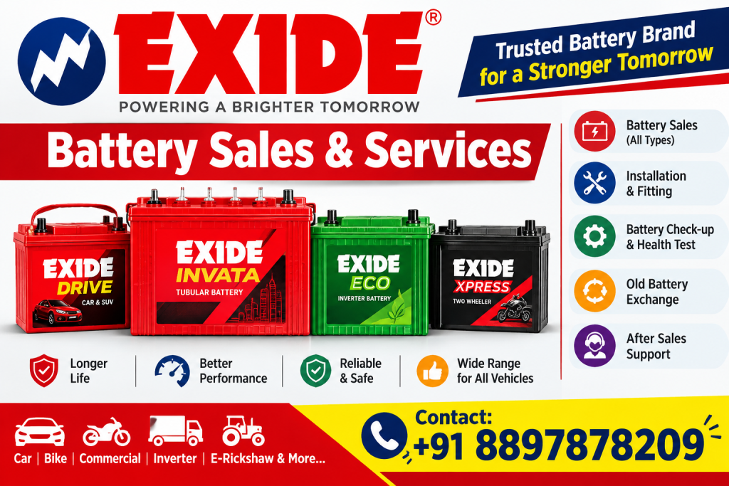 EXIDE BATTERY Metpally